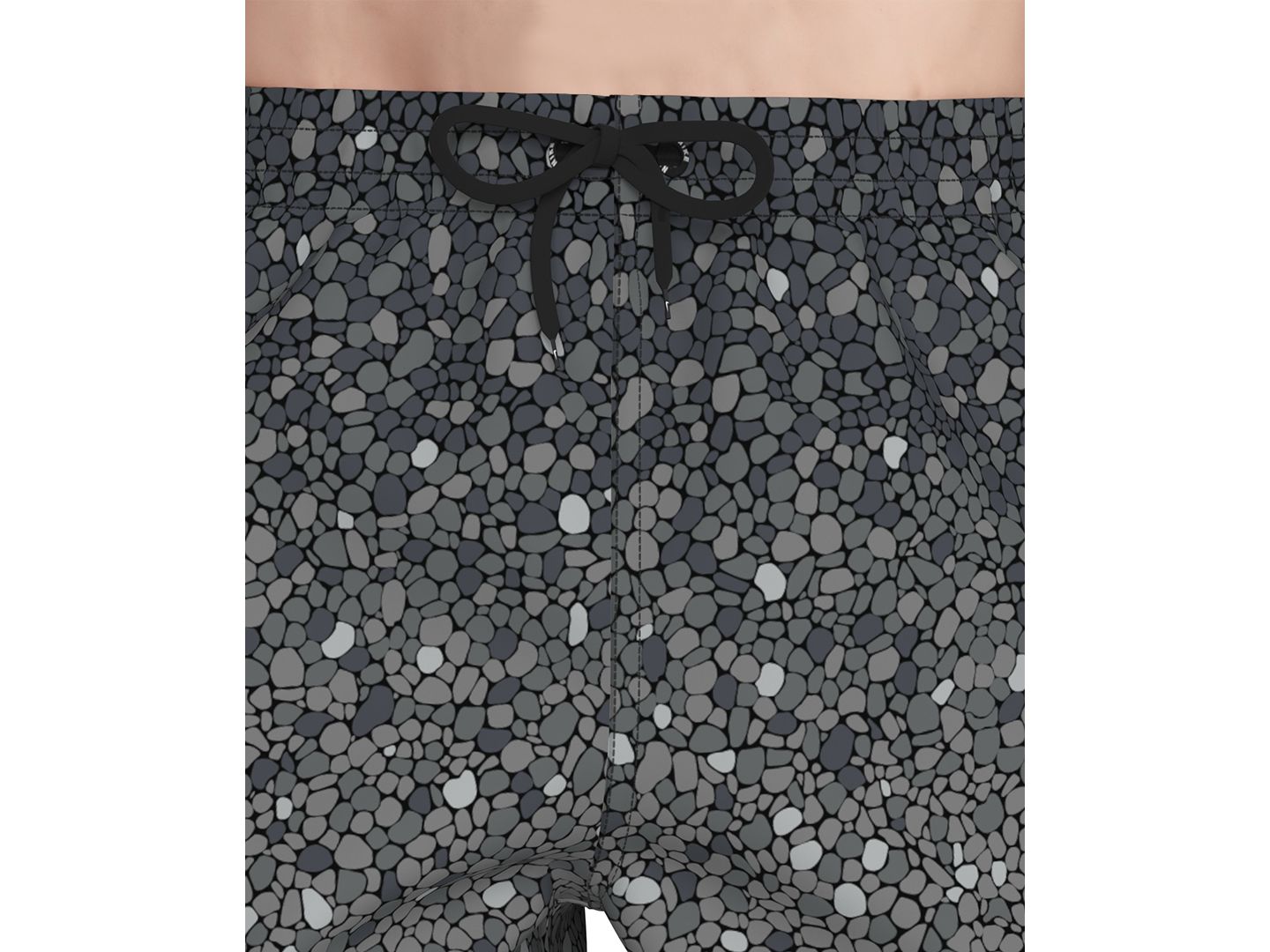 Пляжные шорты Inseam для мужчин, брифы — Nike, цвет: Чёрный — фото 6