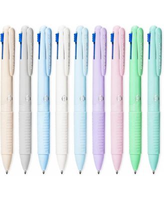 Multicolor Pens, Fine Point Colored Pens, 4-in-1 Retractable Gel Ink Pens