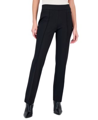 Petite Bootcut Zip-Pocket Pull-On Pants