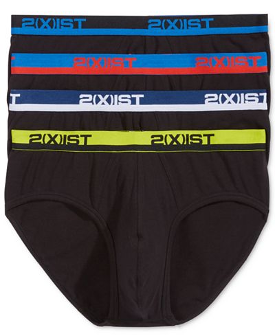 2(x)ist Men's 3+1 Bonus Pack Contour-Pouch Briefs