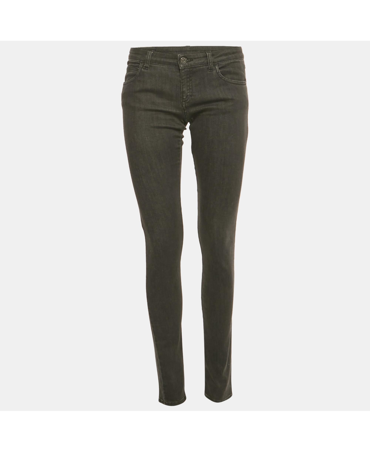 Pre-Owned Gucci Women's Mid Rise Skinny Feusaux Jeans