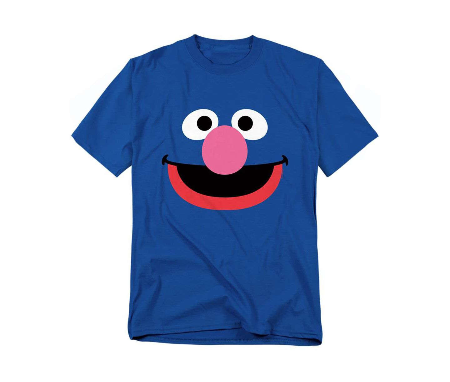 Мужская футболка Sesame Street Grover Face, цвет: Королевский синий — фото 1