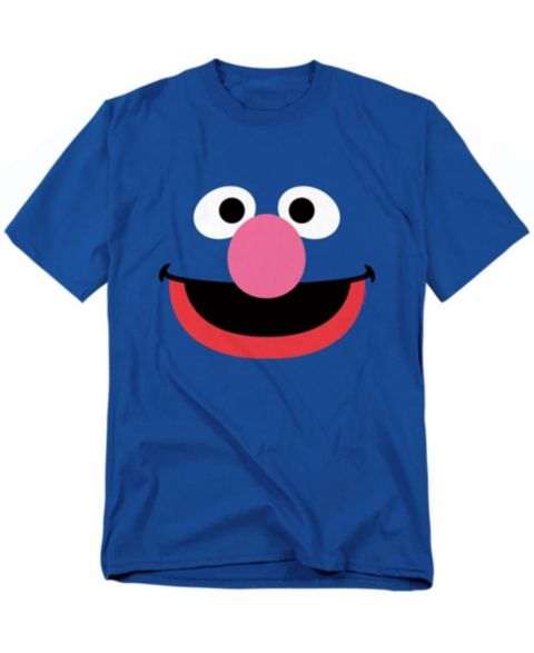 Мужская футболка Sesame Street Grover Face, цвет: Королевский синий