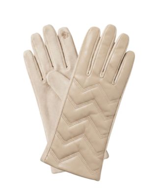 Zig Zig Leather Gloves
