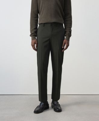 Men's Bologna Cropped Slim-Fit Pants