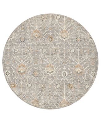 Garza VIO-128 6'6" x 6'6" Round Area Rug