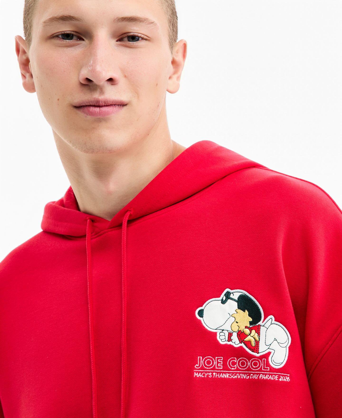 Худи Peanuts | Macy's 100th Thanksgiving Day Parade Adult Unisex Joe Cool Snoopy & Woodstock Balloon Pullover — фото 3