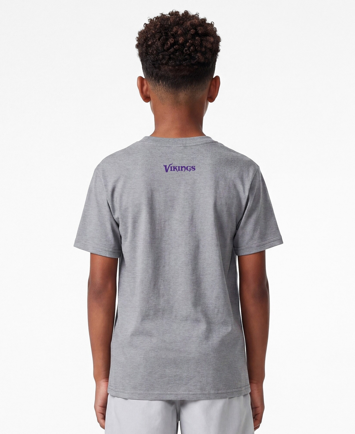 Champion Big Boys and Girls Heather Gray Minnesota Vikings Disney X T-Shirt