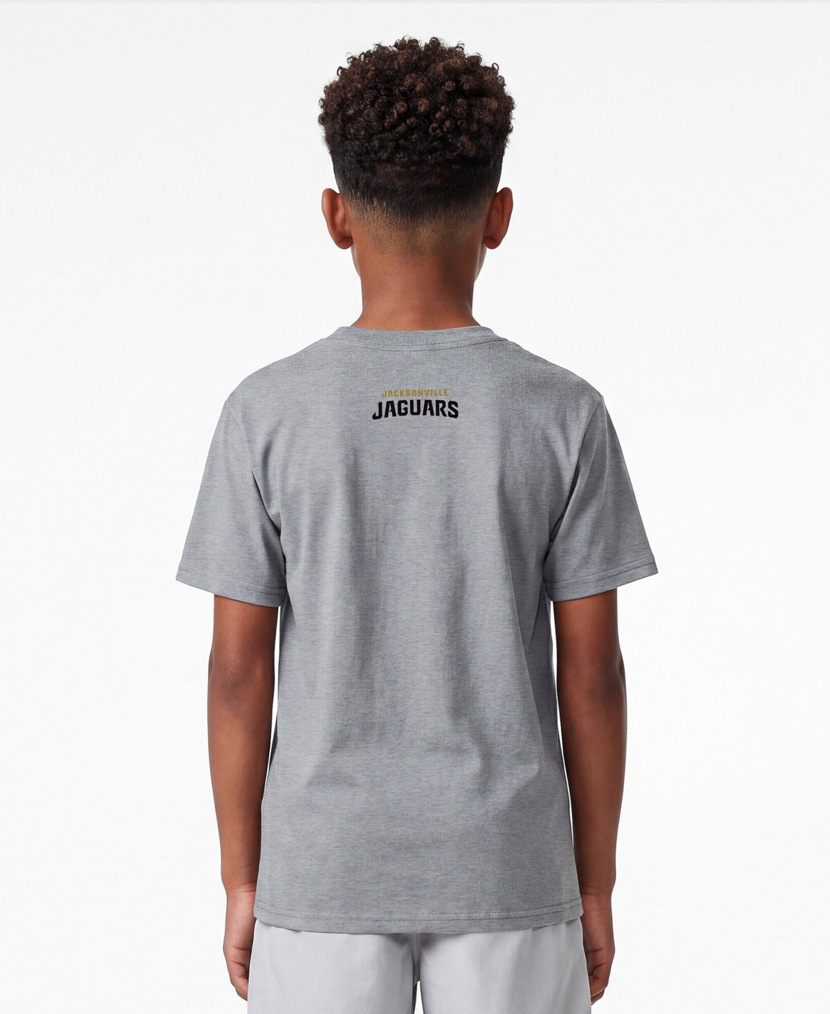 Champion Big Boys and Girls Heather Gray Jacksonville Jaguars Disney X Champion T-Shirt