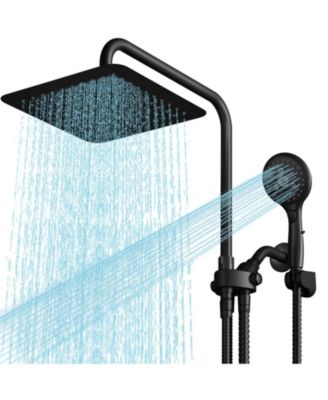 10" High Rainfall Dual Shower Head Handheld Combo