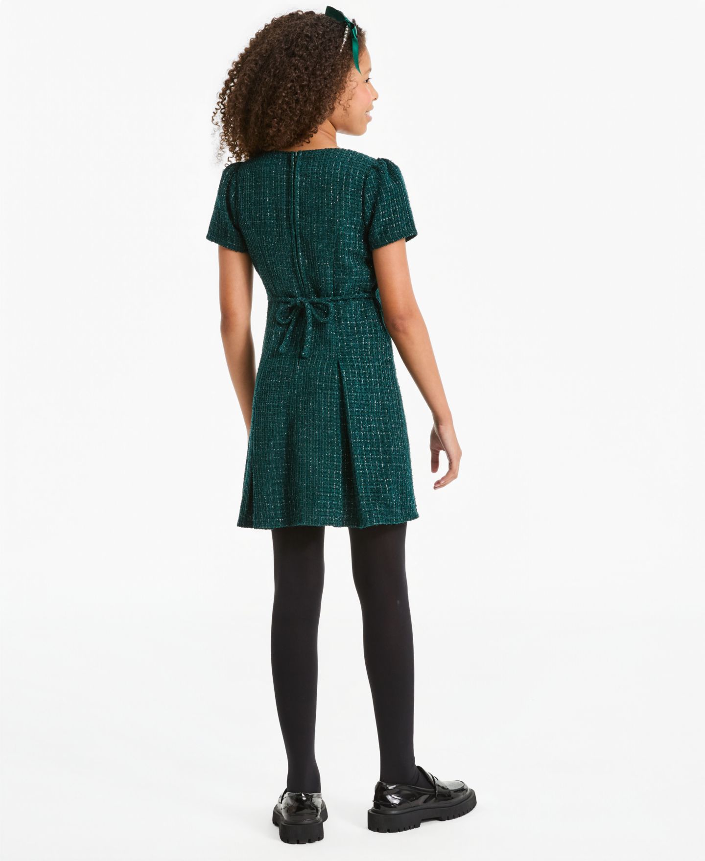 Платье Speechless Knee Length Dress для девочек, цвет: Тёмный зелёный — фото 3