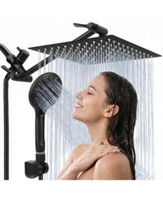 12'' Shower Head Rainfall Handheld Extension Arm Adjustable