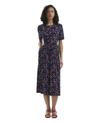 Women's Kathryn Floral Midi T-Shirt Dress