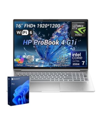 ProBook 4 G1i Intel Core Ultra 7 255H RTX 3050 16GB DDR5 16" Laptop