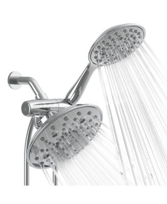 8'' 2 IN 1 Dual Shower Head 55-Mode Rainfall Handheld Combo