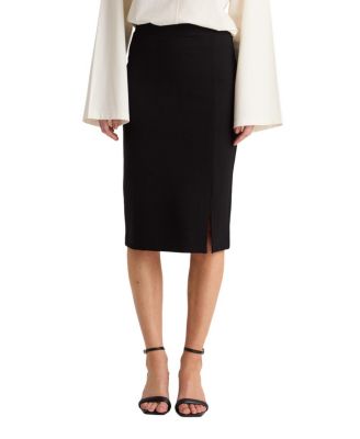 Women's Leman High-Waisted Midi Pencil Skirt