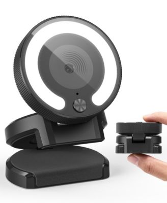 4K Ultra-HD Autofocus Ring Light Webcam for PC/Mac