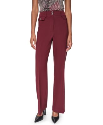 Women's High-Waisted Wide-Leg Dress Pants