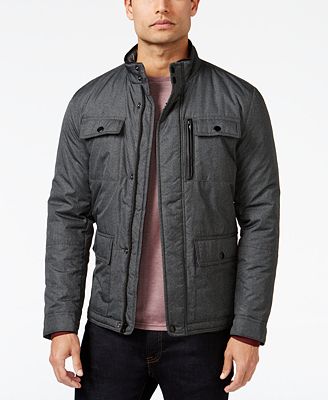 Alfani Men's Mock Collar Full-Zip Jacket, Only at Macy's - Coats ...