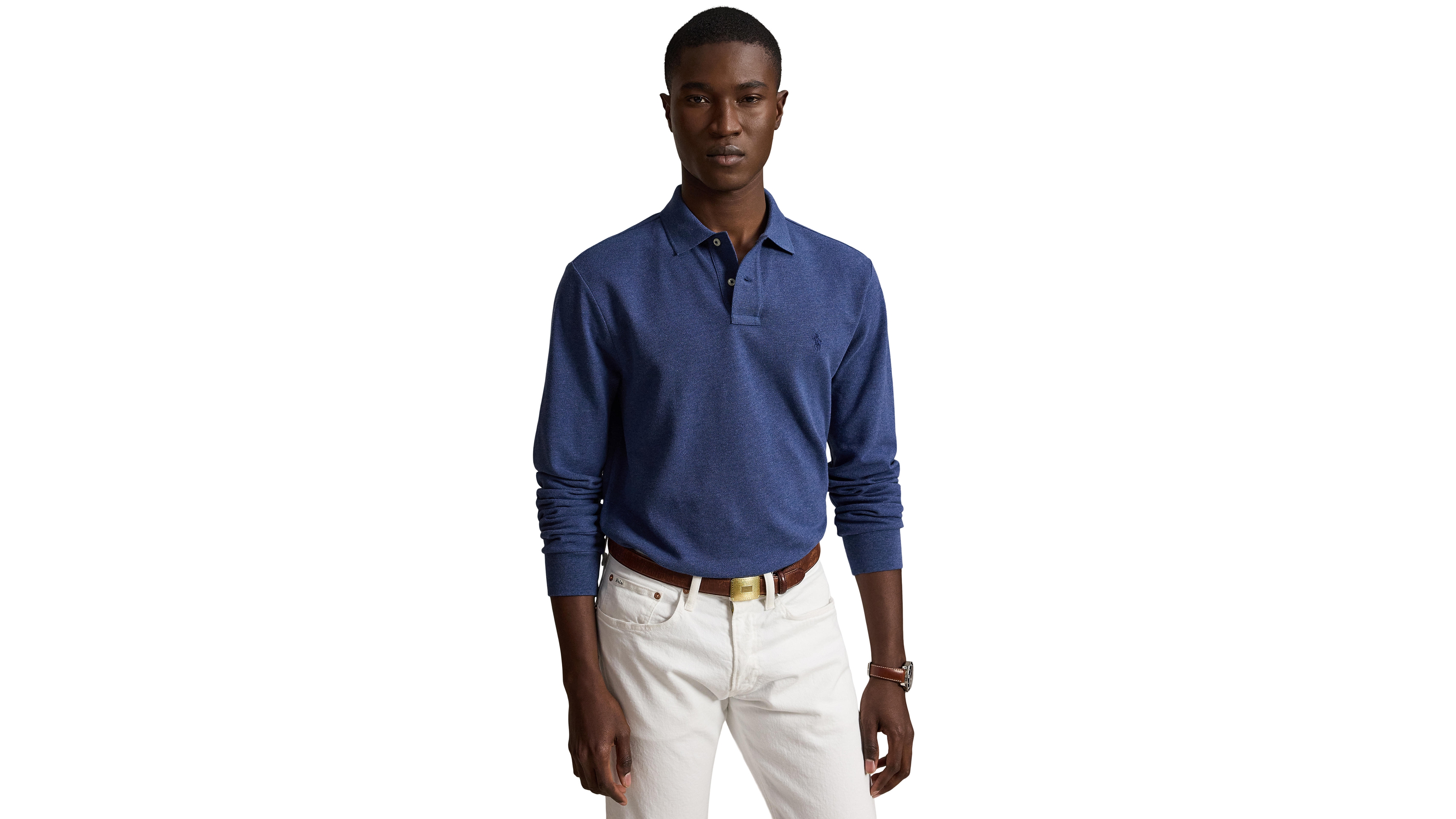 Polo Ralph Lauren Men's Classic Fit Long Sleeve Mesh