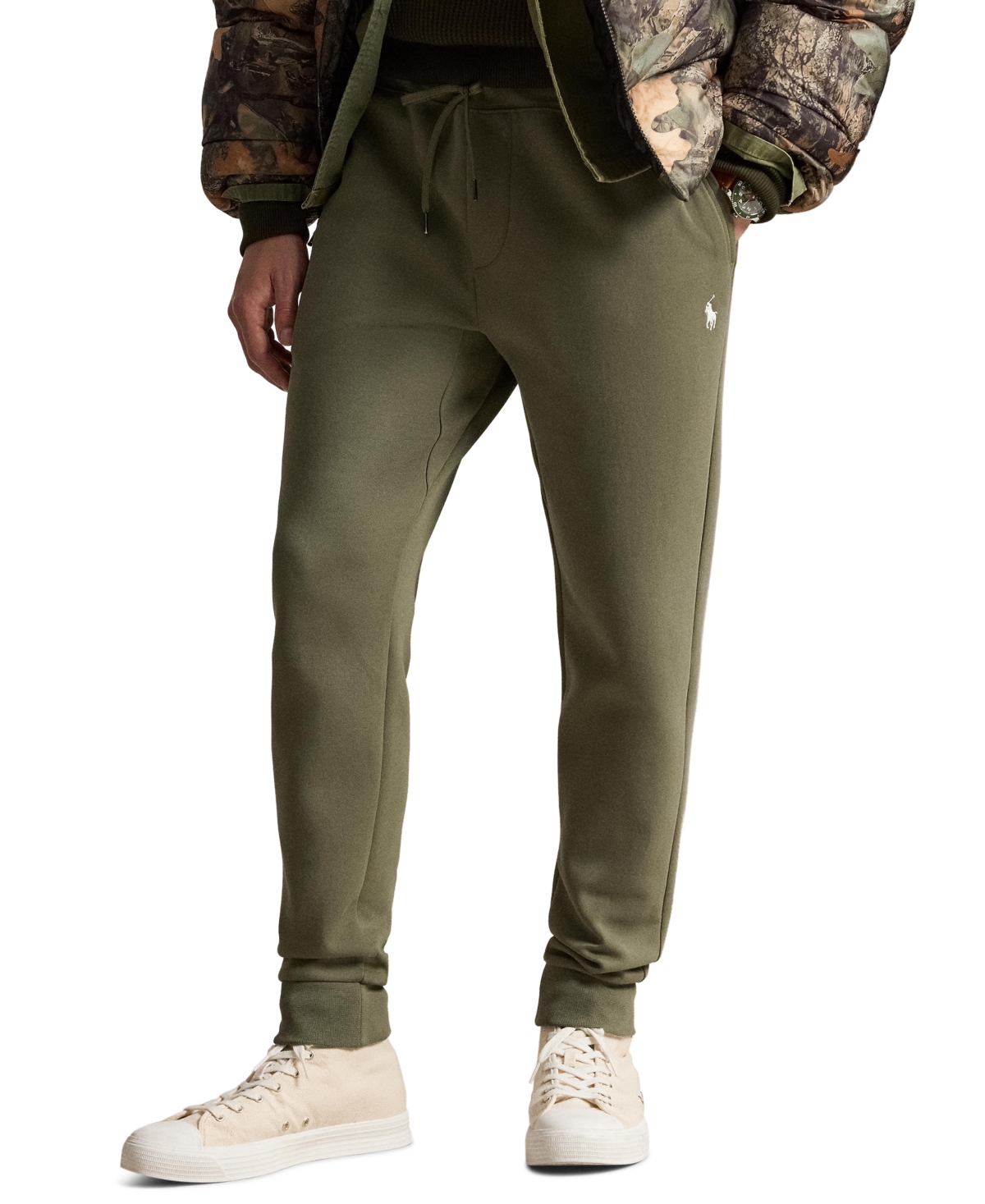 Polo Ralph Lauren Men's Double-knit Jogger Pants In Cruise Olive,c1730