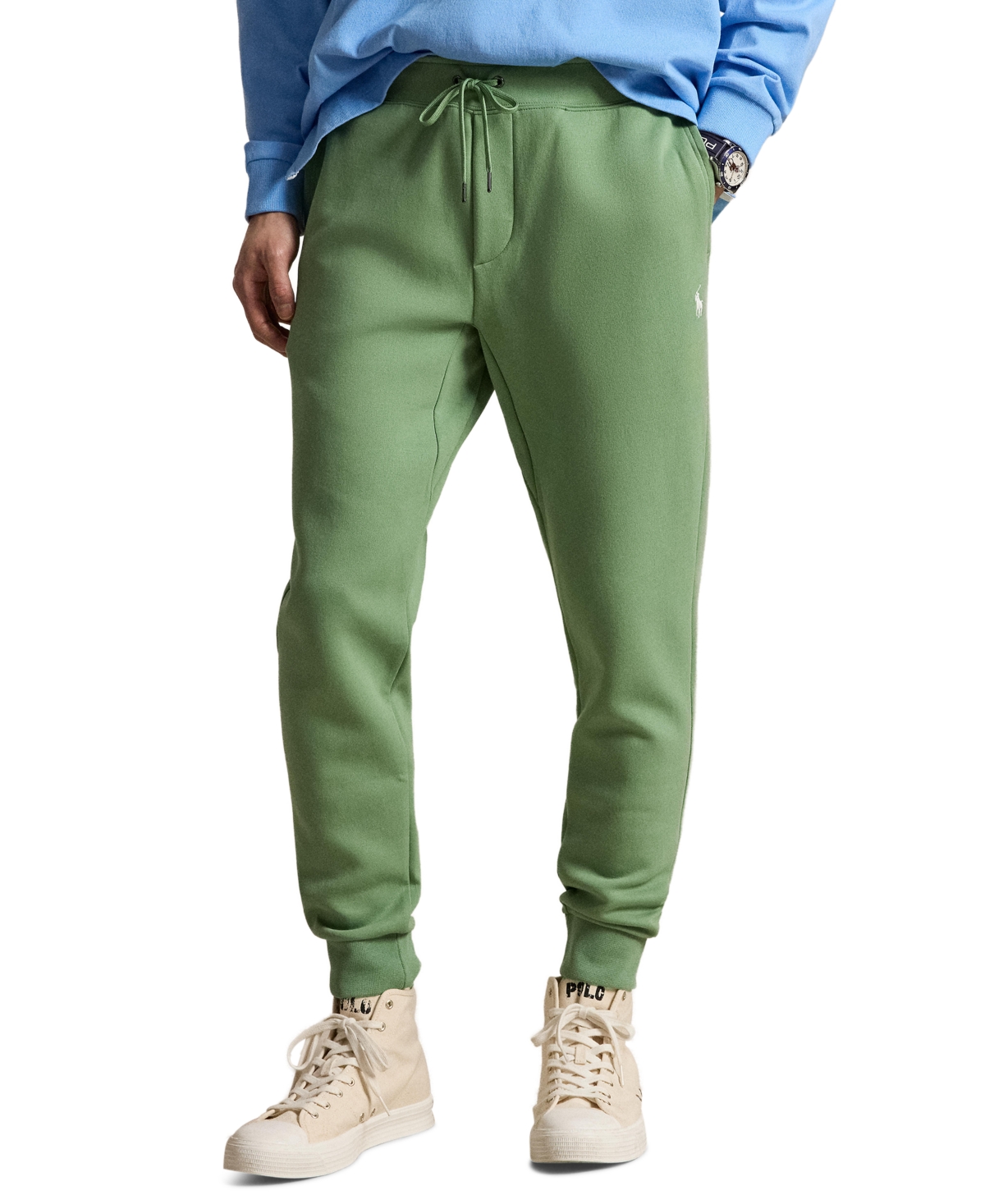 Polo Ralph Lauren Men's Double-knit Jogger Pants In Outback Green,c1730
