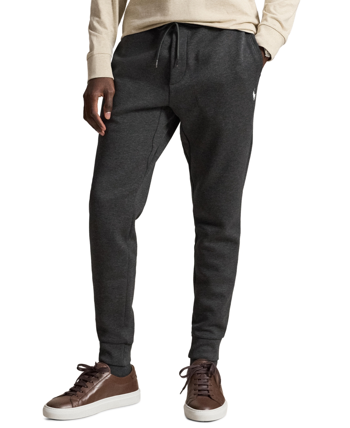 Polo Ralph Lauren Men's Double-knit Jogger Pants In Windsor Heather,c1730