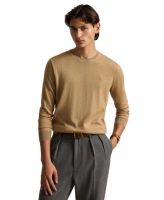 Men's Regular-Fit Lightweight Crewneck Sweater