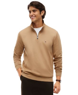 Men's Essential Intechno Knit Regular-Fit Quarter-Zip Sweatshirt