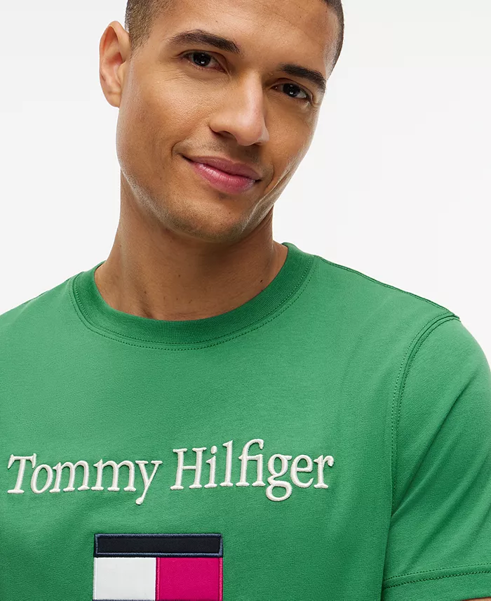 Men's Logo Embroidered Flag T-Shirt - thumbnail 6