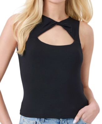 Women's Maia Sleeveless Front-Cutout Top