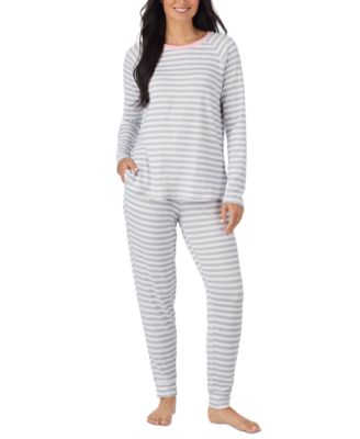 Women's Long Sleeve Scoop Neck Sweater Knit Top and Pants, 2-Piece Set