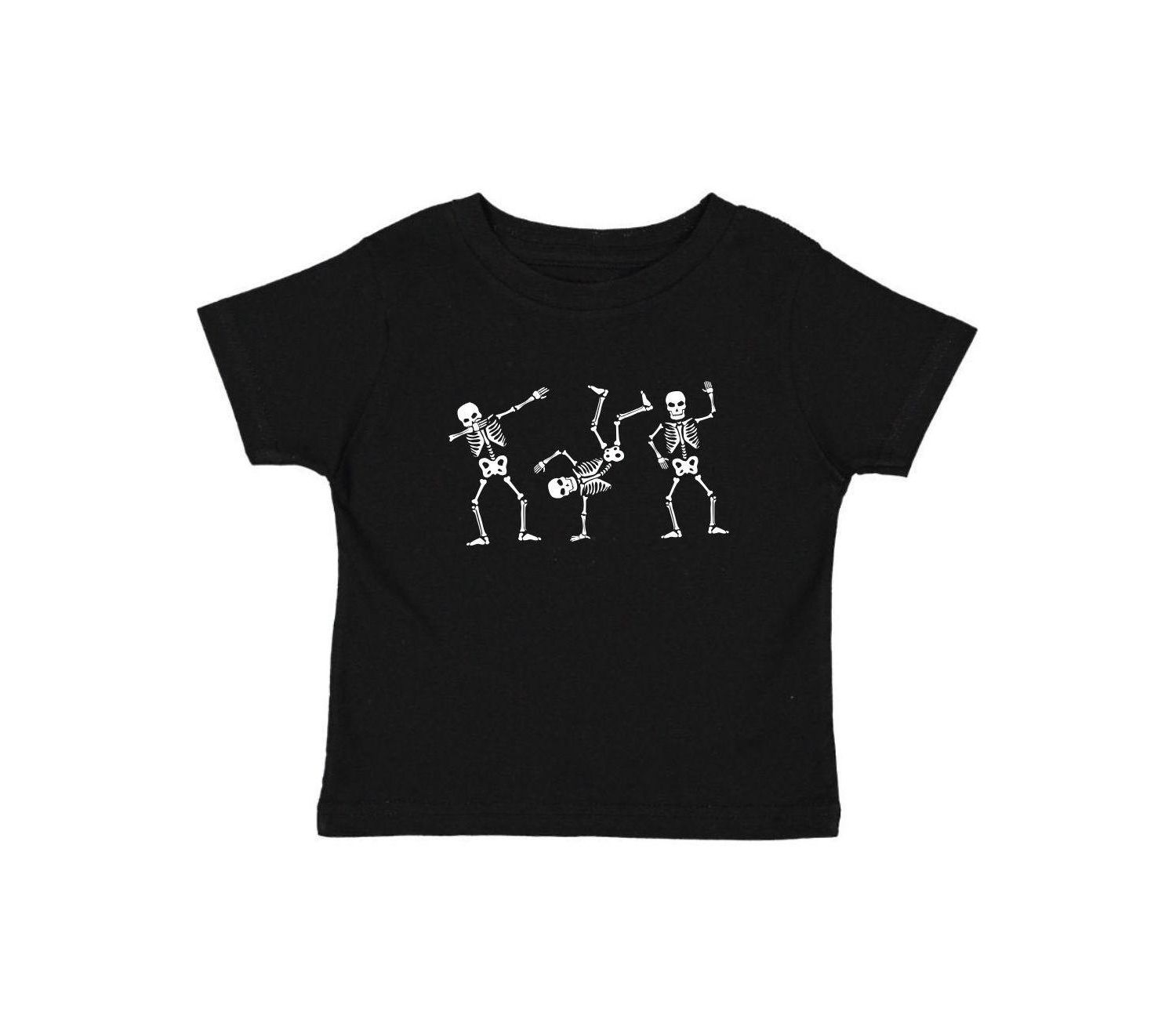 Boys' and Girls' Silly Skelly Glow in the Dark Halloween T-Shirt
