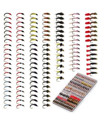 Assorted Fishing Lures Dry Wet Streamer For Freshwater Game Fish