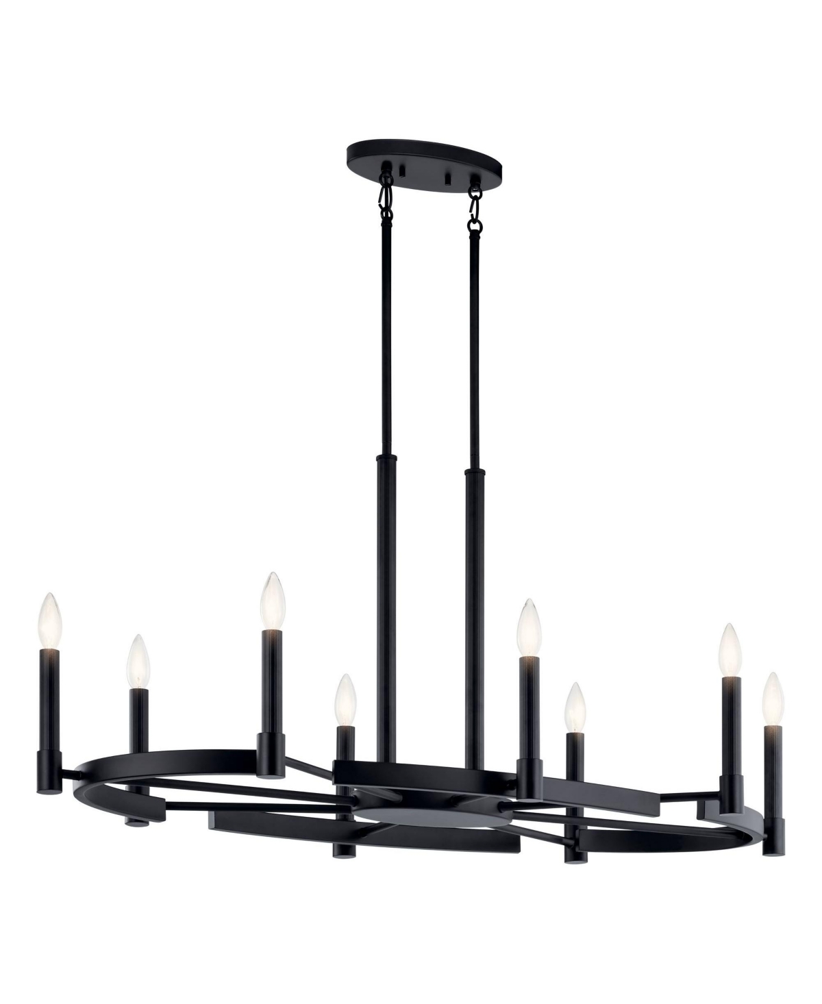 Kichler Tolani 43" Wide 8-Light Wagon Wheel Chandelier