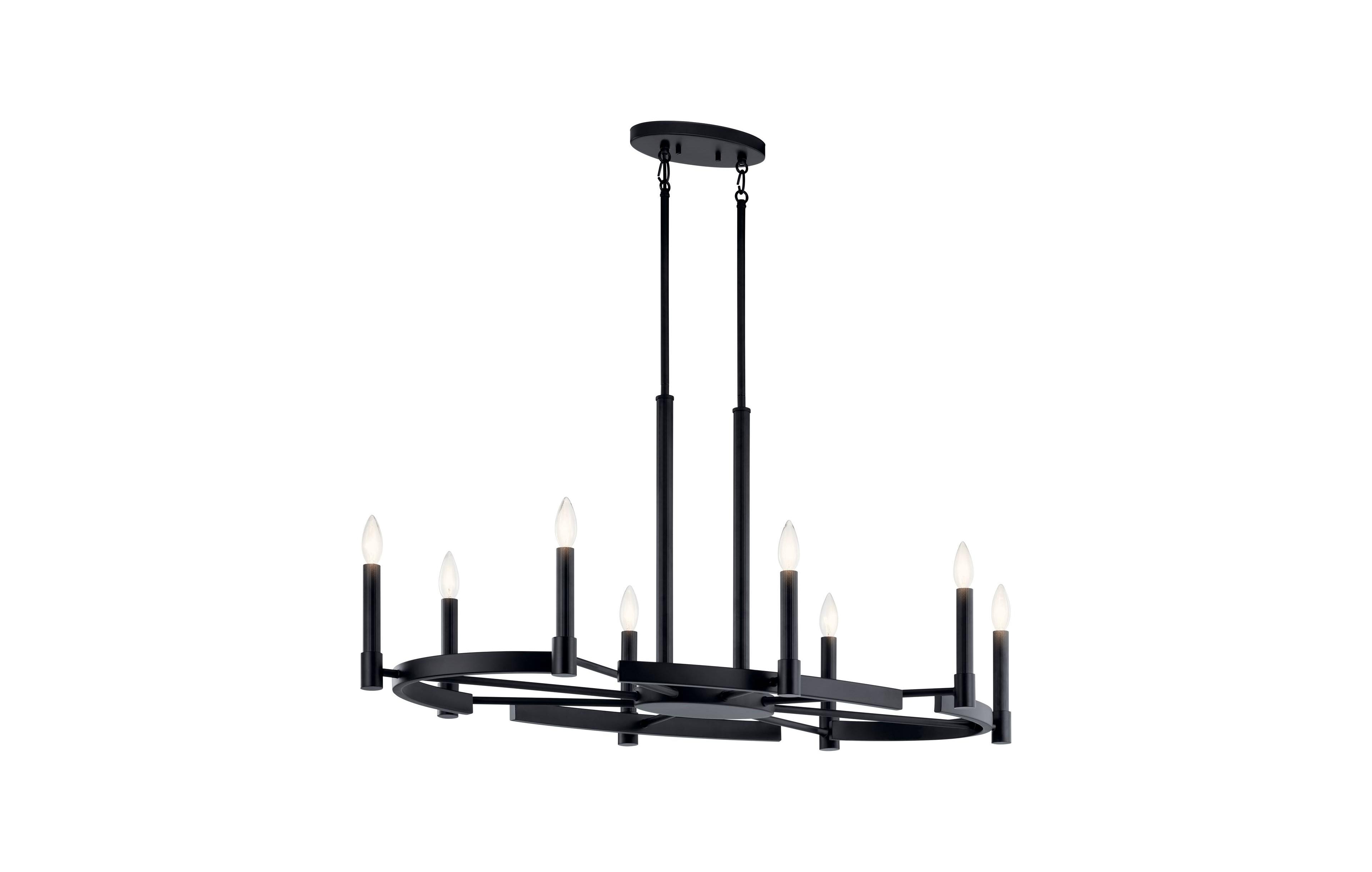 Kichler Tolani 43" Wide 8-Light Wagon Wheel Chandelier