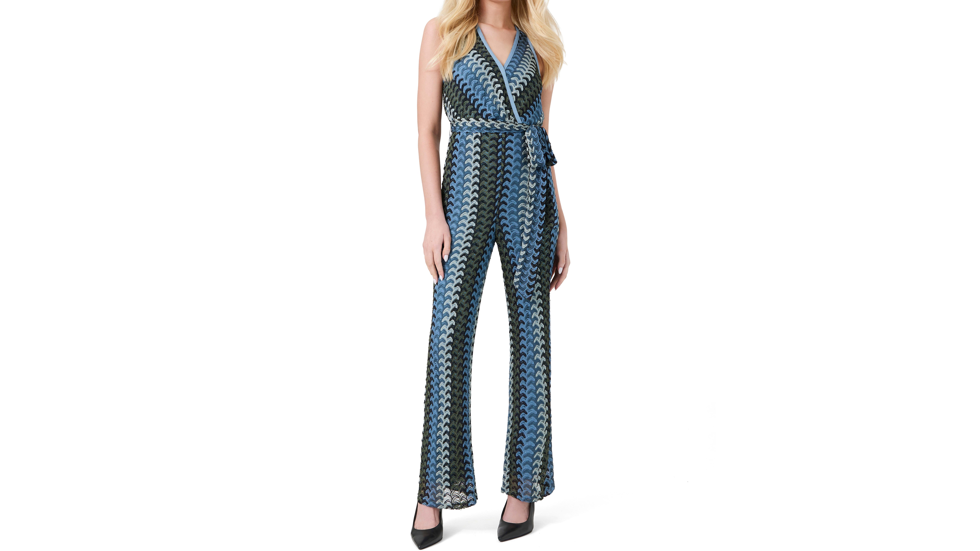 Guess Women's Caia Wide-Leg Sleeveless Knit Jumpsuit