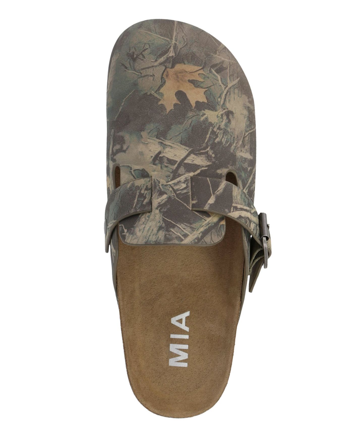 Женские сабо MIA Qwest Round Toe Slip-On Mules, цвет: Камуфляжный — фото 4