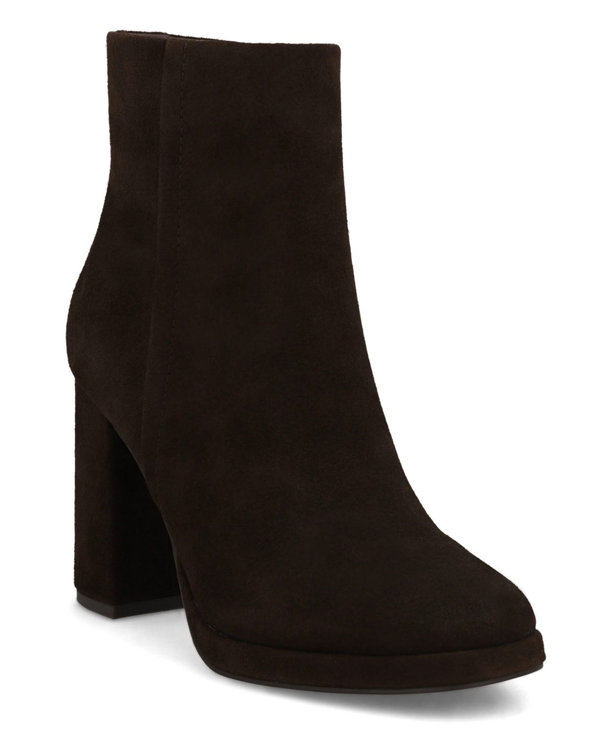 Mia Women's Stefania Suede Block Heel Booties
