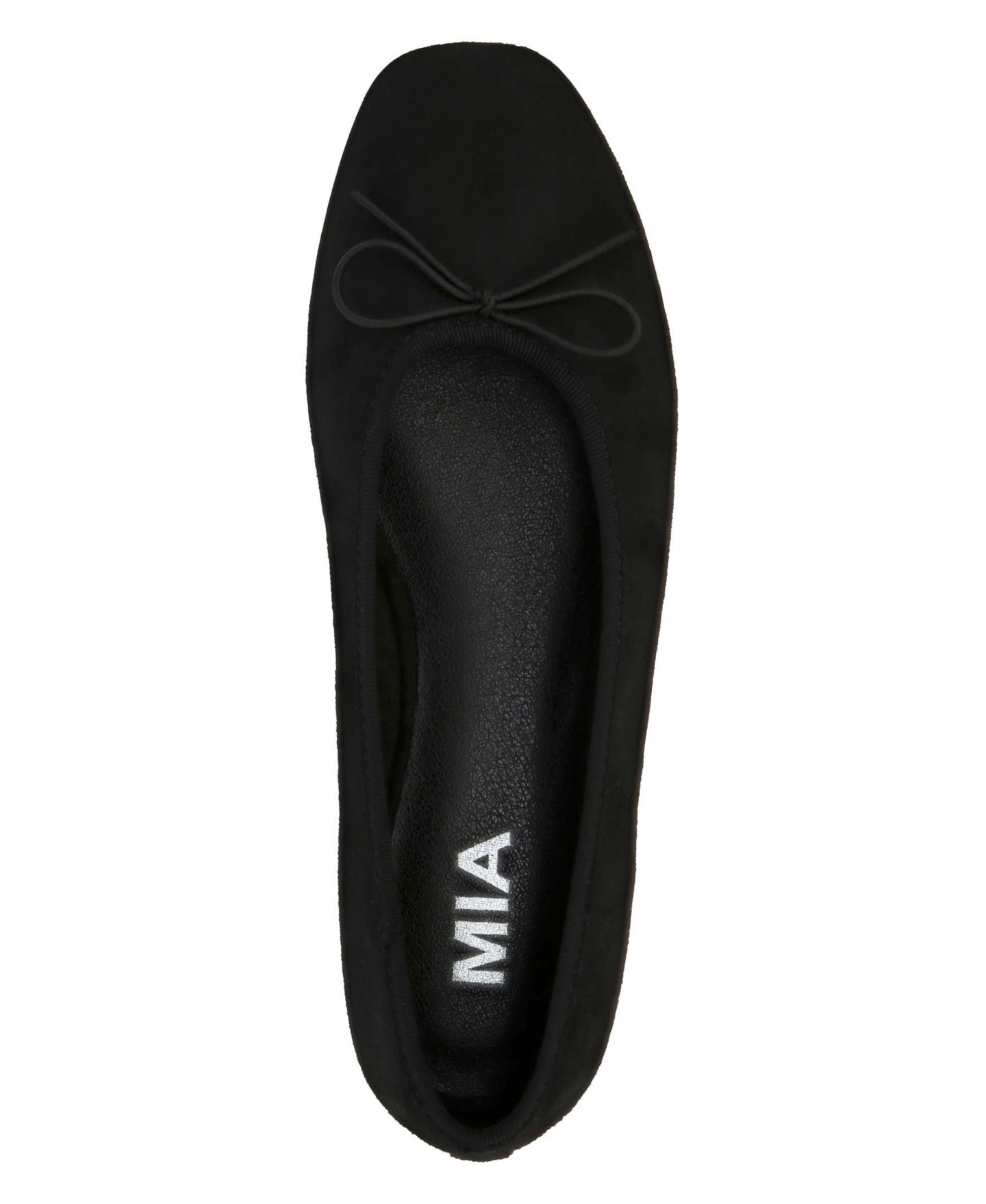 Женские балетки MIA Tinna Bow Ballet Slip-On Flats, цвет: Чёрный — фото 5