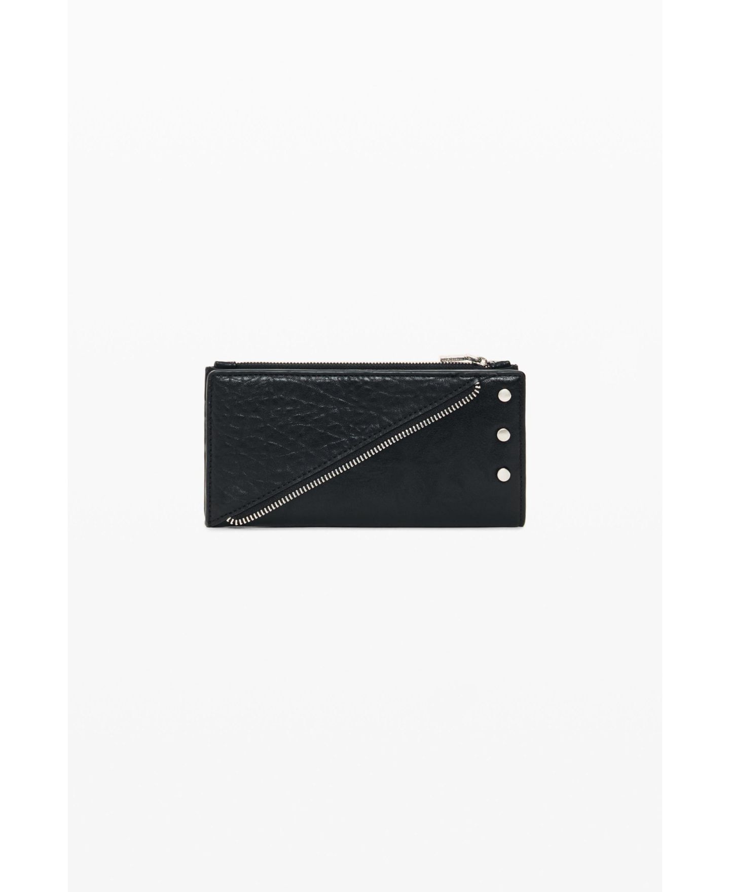 Женский кошелёк Desigual Large zippered wallet, цвет: Чёрный — фото 6