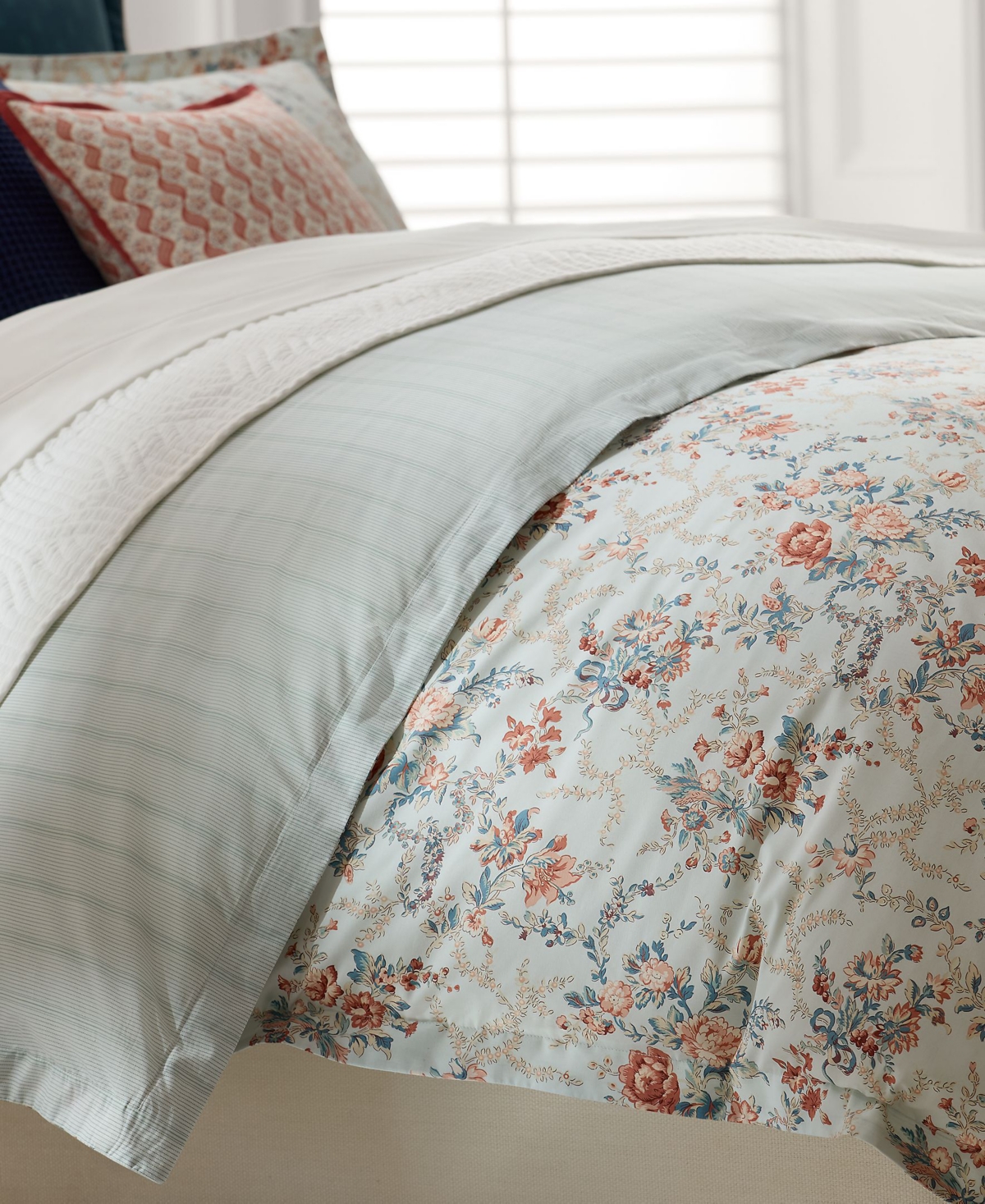 Lauren Ralph Lauren Hayley Cotton 3-Piece Comforter Set, Full/Queen