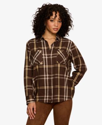 Brown Plaid Shirt