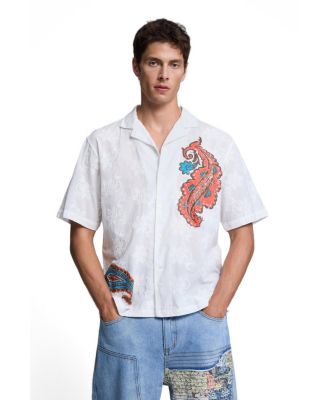 Men's Short-Sleeve Printed Shirt