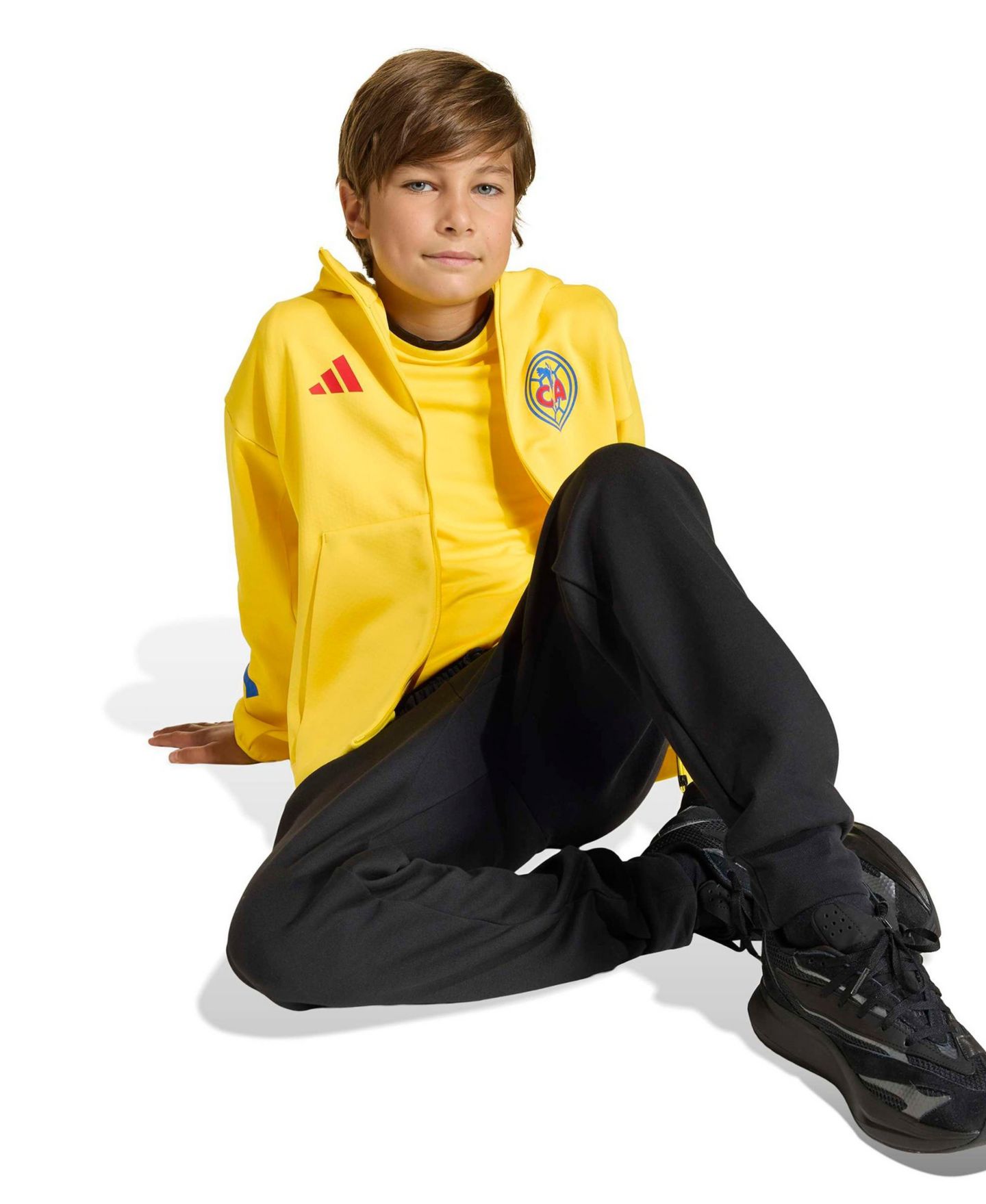 Детская куртка adidas Club America 2025/26 Club Anthem Full-Zip Hooded Hoodie Jacket — фото 3