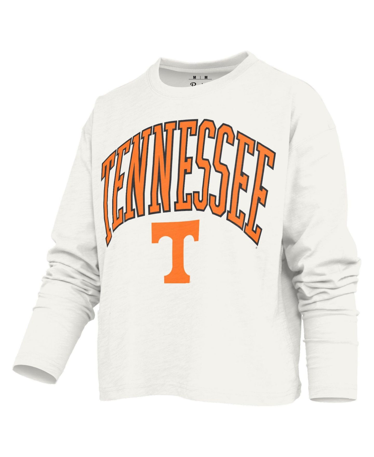 Женская футболка Pressbox Tennessee Volunteers Motley Boxy Long-Sleeve — фото 2