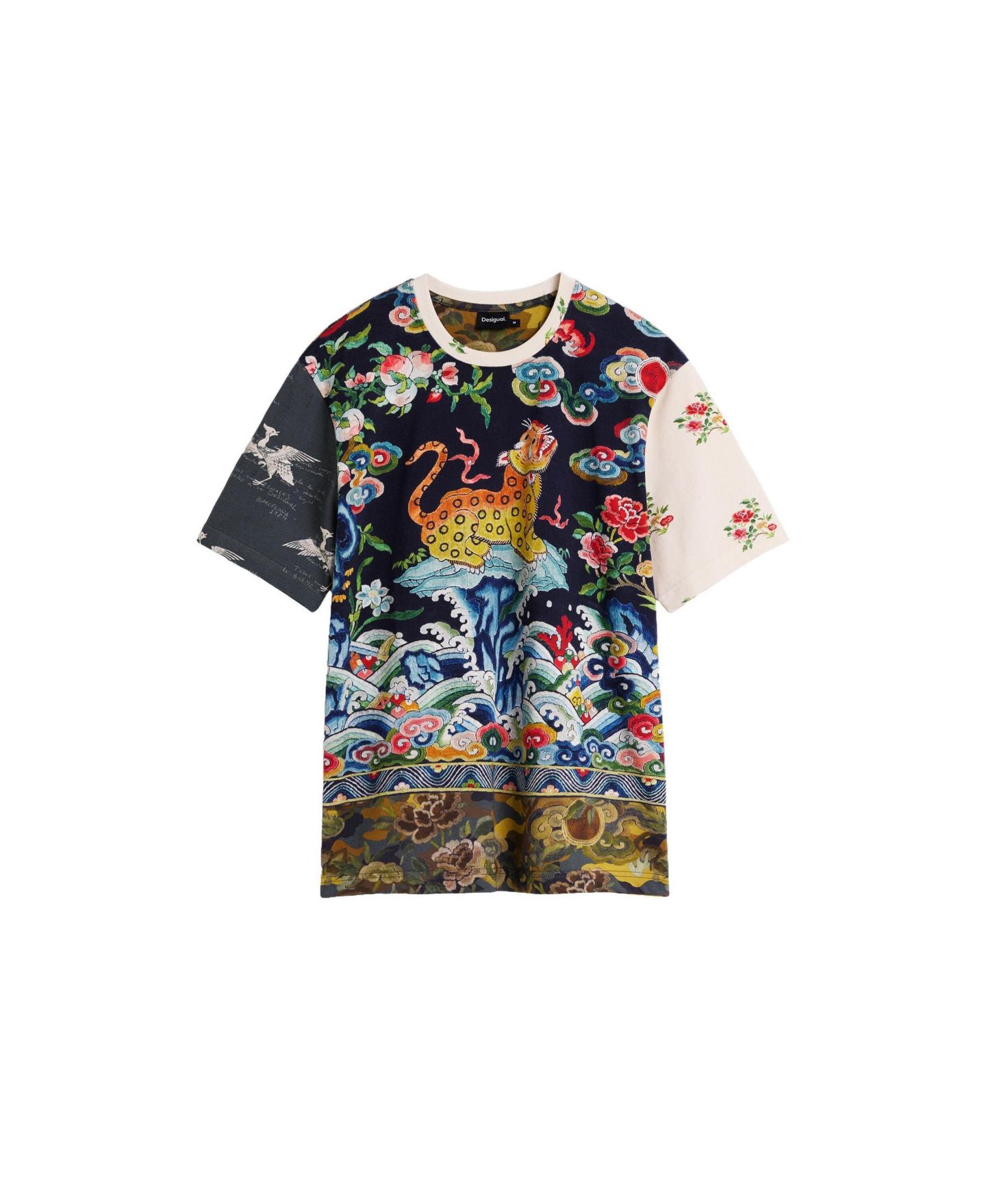 Мужская футболка Desigual Graphic Print, цвет: Тёмный серый — фото 5