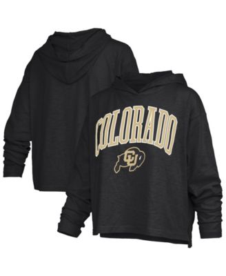 Women's Colorado Buffaloes Nelson Oversized Long-Sleeve Hooded T-Shirt