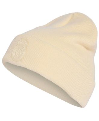 Men's and Women's Real Madrid Embroidered Logo Cuffed-Knit Hat