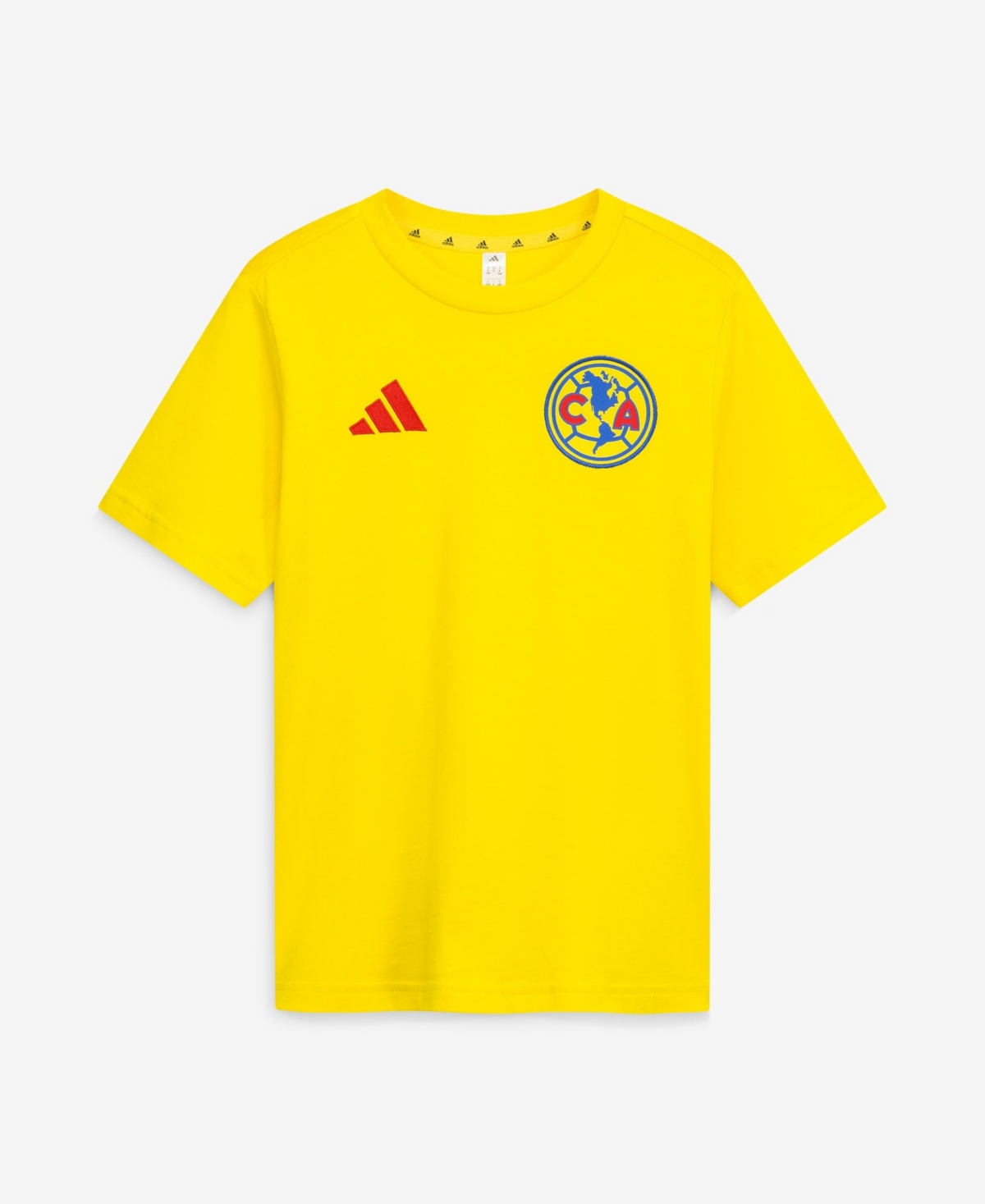 Adidas Boys' and Girls' Club America Culturewear Short-Sleeve Crewneck T-Shirt